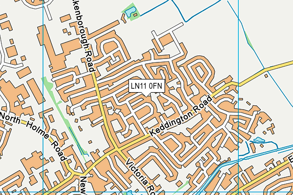 LN11 0FN map - OS VectorMap District (Ordnance Survey) LN11 0FN map - OS VectorMap District (Ordnance Survey)