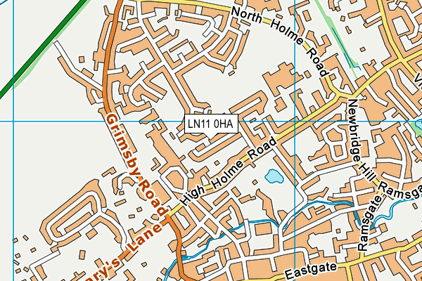 LN11 0HA map - OS VectorMap District (Ordnance Survey) LN11 0HA map - OS VectorMap District (Ordnance Survey)