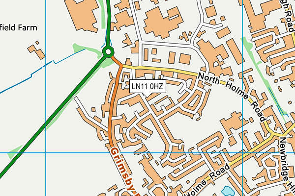 LN11 0HZ map - OS VectorMap District (Ordnance Survey) LN11 0HZ map - OS VectorMap District (Ordnance Survey)