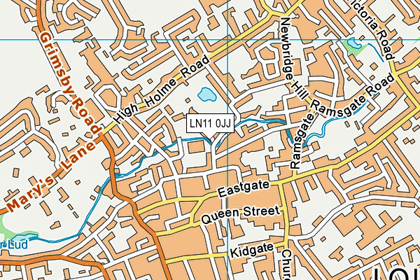 LN11 0JJ map - OS VectorMap District (Ordnance Survey) LN11 0JJ map - OS VectorMap District (Ordnance Survey)