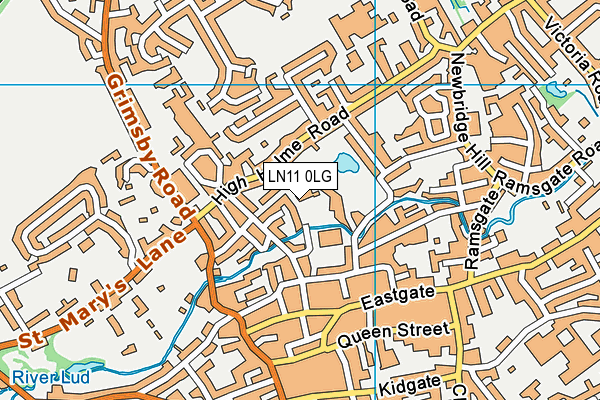 LN11 0LG map - OS VectorMap District (Ordnance Survey) LN11 0LG map - OS VectorMap District (Ordnance Survey)
