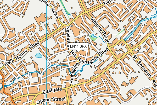 LN11 0PX map - OS VectorMap District (Ordnance Survey) LN11 0PX map - OS VectorMap District (Ordnance Survey)