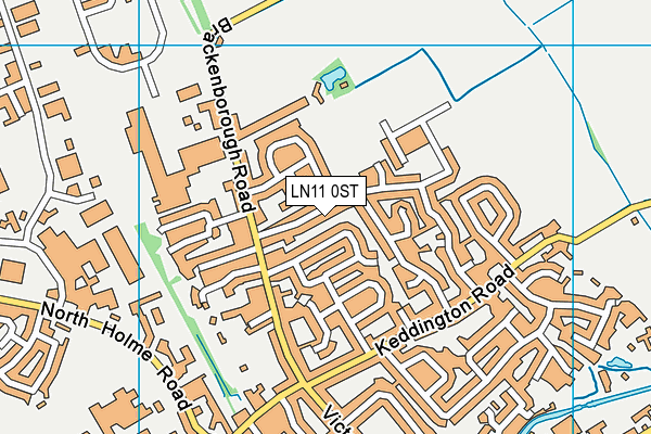 LN11 0ST map - OS VectorMap District (Ordnance Survey) LN11 0ST map - OS VectorMap District (Ordnance Survey)
