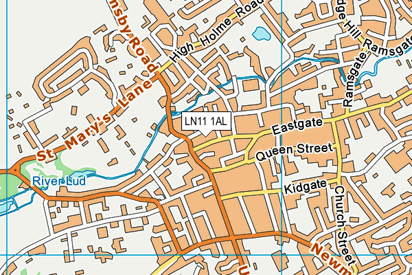 LN11 1AL map - OS VectorMap District (Ordnance Survey) LN11 1AL map - OS VectorMap District (Ordnance Survey)