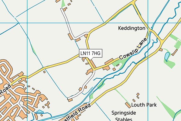 LN11 7HG map - OS VectorMap District (Ordnance Survey) LN11 7HG map - OS VectorMap District (Ordnance Survey)