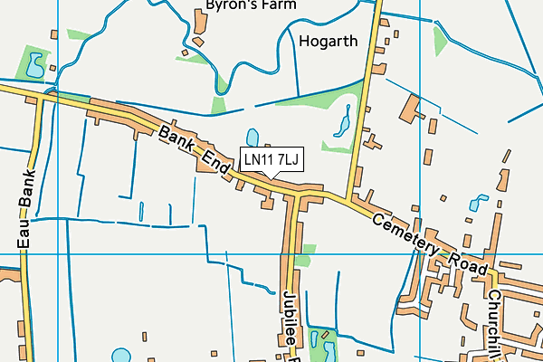 LN11 7LJ map - OS VectorMap District (Ordnance Survey) LN11 7LJ map - OS VectorMap District (Ordnance Survey)