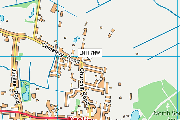 LN11 7NW map - OS VectorMap District (Ordnance Survey) LN11 7NW map - OS VectorMap District (Ordnance Survey)