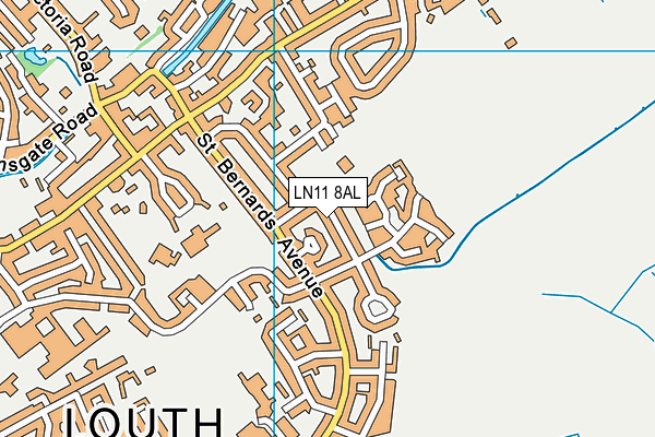 LN11 8AL map - OS VectorMap District (Ordnance Survey) LN11 8AL map - OS VectorMap District (Ordnance Survey)