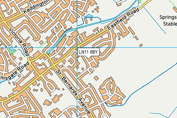 LN11 8BY map - OS VectorMap District (Ordnance Survey) LN11 8BY map - OS VectorMap District (Ordnance Survey)