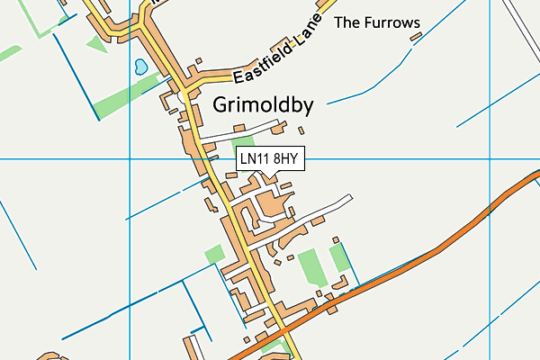 LN11 8HY map - OS VectorMap District (Ordnance Survey)