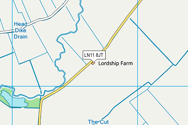 LN11 8JT map - OS VectorMap District (Ordnance Survey)