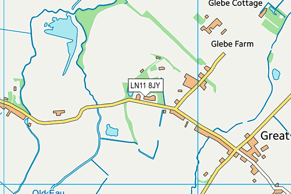 LN11 8JY map - OS VectorMap District (Ordnance Survey) LN11 8JY map - OS VectorMap District (Ordnance Survey)