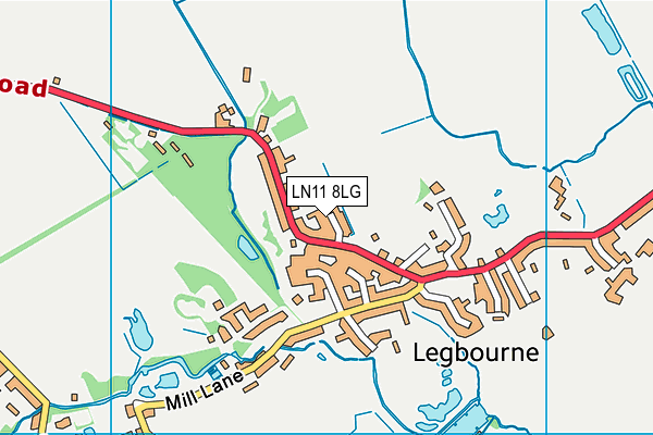 LN11 8LG map - OS VectorMap District (Ordnance Survey) LN11 8LG map - OS VectorMap District (Ordnance Survey)