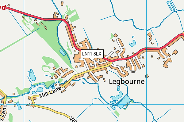 LN11 8LX map - OS VectorMap District (Ordnance Survey) LN11 8LX map - OS VectorMap District (Ordnance Survey)