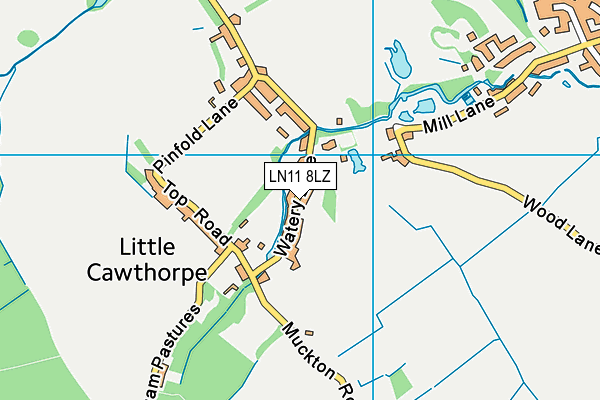 LN11 8LZ map - OS VectorMap District (Ordnance Survey) LN11 8LZ map - OS VectorMap District (Ordnance Survey)