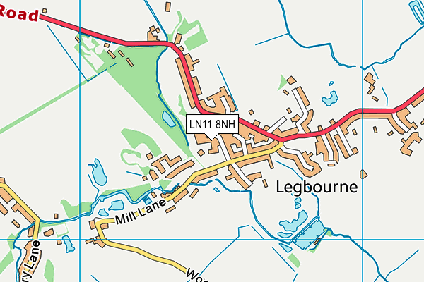 LN11 8NH map - OS VectorMap District (Ordnance Survey) LN11 8NH map - OS VectorMap District (Ordnance Survey)