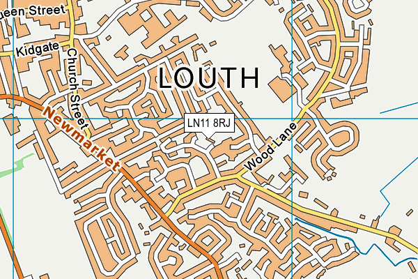 LN11 8RJ map - OS VectorMap District (Ordnance Survey) LN11 8RJ map - OS VectorMap District (Ordnance Survey)
