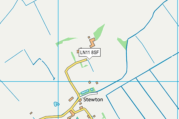 LN11 8SF map - OS VectorMap District (Ordnance Survey) LN11 8SF map - OS VectorMap District (Ordnance Survey)