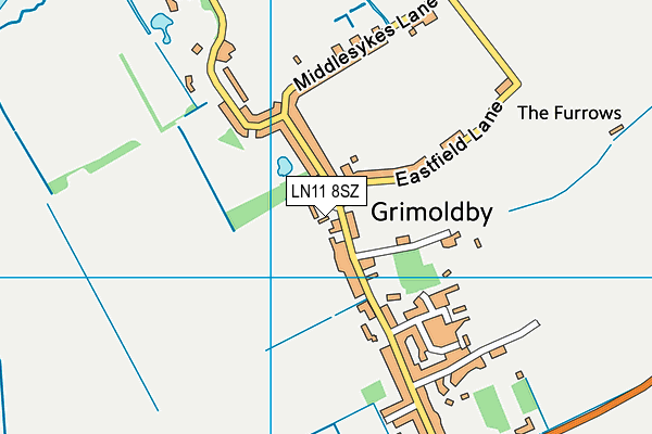 LN11 8SZ map - OS VectorMap District (Ordnance Survey) LN11 8SZ map - OS VectorMap District (Ordnance Survey)