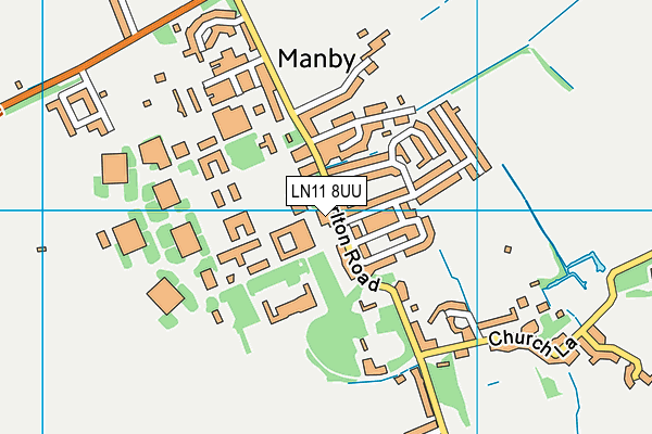 LN11 8UU map - OS VectorMap District (Ordnance Survey) LN11 8UU map - OS VectorMap District (Ordnance Survey)