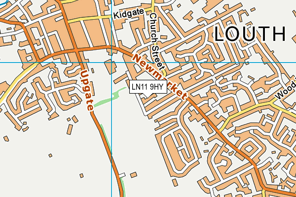 LN11 9HY map - OS VectorMap District (Ordnance Survey) LN11 9HY map - OS VectorMap District (Ordnance Survey)