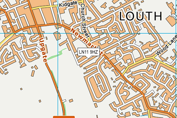 LN11 9HZ map - OS VectorMap District (Ordnance Survey) LN11 9HZ map - OS VectorMap District (Ordnance Survey)