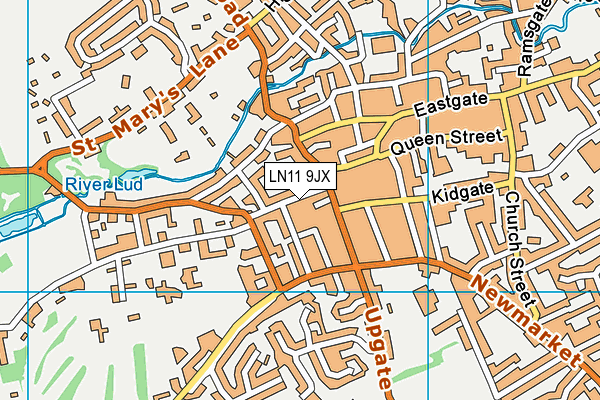 LN11 9JX map - OS VectorMap District (Ordnance Survey) LN11 9JX map - OS VectorMap District (Ordnance Survey)