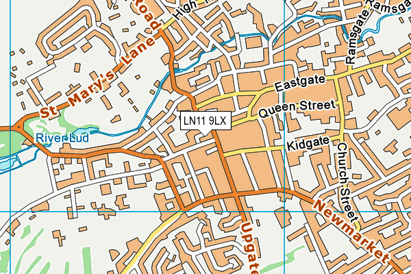 LN11 9LX map - OS VectorMap District (Ordnance Survey) LN11 9LX map - OS VectorMap District (Ordnance Survey)