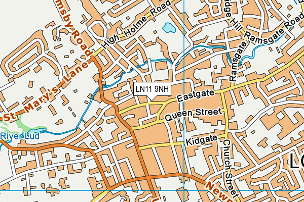 LN11 9NH map - OS VectorMap District (Ordnance Survey) LN11 9NH map - OS VectorMap District (Ordnance Survey)