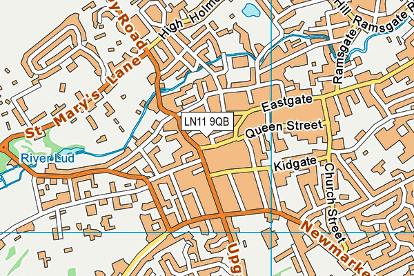 LN11 9QB map - OS VectorMap District (Ordnance Survey) LN11 9QB map - OS VectorMap District (Ordnance Survey)