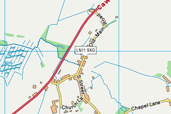 LN11 9XG map - OS VectorMap District (Ordnance Survey) LN11 9XG map - OS VectorMap District (Ordnance Survey)