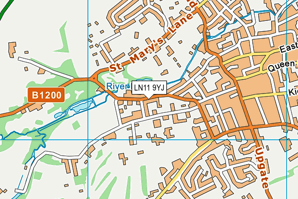 LN11 9YJ map - OS VectorMap District (Ordnance Survey) LN11 9YJ map - OS VectorMap District (Ordnance Survey)