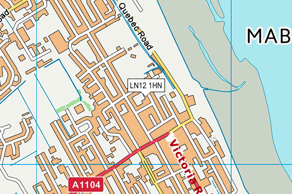 LN12 1HN map - OS VectorMap District (Ordnance Survey) LN12 1HN map - OS VectorMap District (Ordnance Survey)