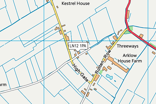 LN12 1PA map - OS VectorMap District (Ordnance Survey) LN12 1PA map - OS VectorMap District (Ordnance Survey)