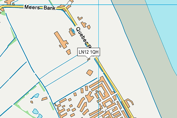 LN12 1QH map - OS VectorMap District (Ordnance Survey) LN12 1QH map - OS VectorMap District (Ordnance Survey)