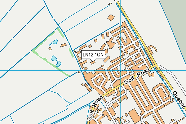 LN12 1QN map - OS VectorMap District (Ordnance Survey) LN12 1QN map - OS VectorMap District (Ordnance Survey)