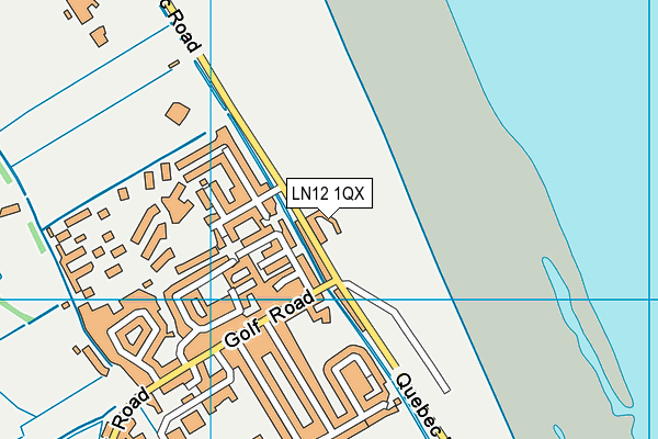 LN12 1QX map - OS VectorMap District (Ordnance Survey) LN12 1QX map - OS VectorMap District (Ordnance Survey)
