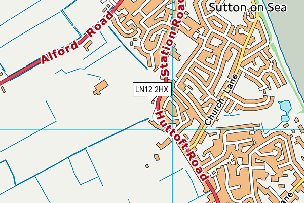 LN12 2HX map - OS VectorMap District (Ordnance Survey) LN12 2HX map - OS VectorMap District (Ordnance Survey)