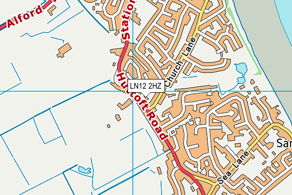 LN12 2HZ map - OS VectorMap District (Ordnance Survey) LN12 2HZ map - OS VectorMap District (Ordnance Survey)