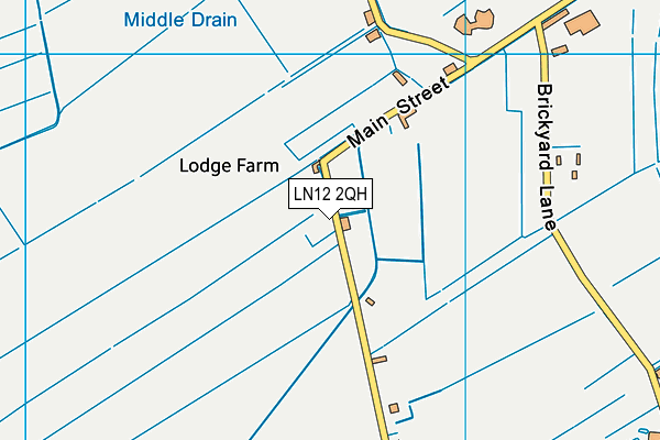 LN12 2QH map - OS VectorMap District (Ordnance Survey) LN12 2QH map - OS VectorMap District (Ordnance Survey)