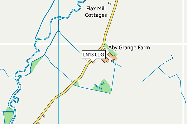 LN13 0DG map - OS VectorMap District (Ordnance Survey) LN13 0DG map - OS VectorMap District (Ordnance Survey)