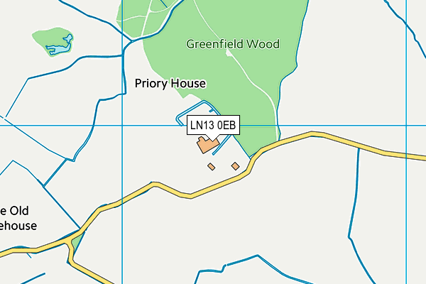 LN13 0EB map - OS VectorMap District (Ordnance Survey) LN13 0EB map - OS VectorMap District (Ordnance Survey)