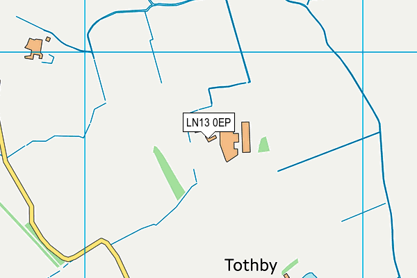 LN13 0EP map - OS VectorMap District (Ordnance Survey) LN13 0EP map - OS VectorMap District (Ordnance Survey)