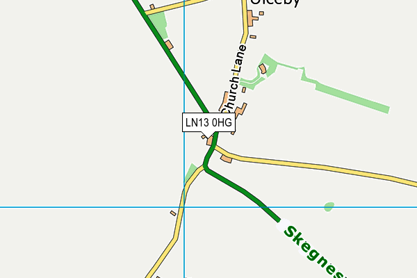 LN13 0HG map - OS VectorMap District (Ordnance Survey) LN13 0HG map - OS VectorMap District (Ordnance Survey)