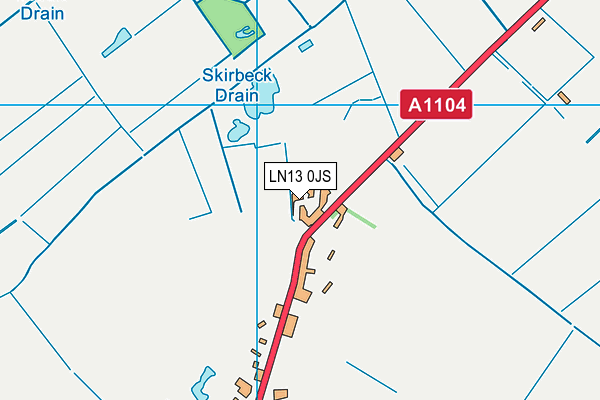 LN13 0JS map - OS VectorMap District (Ordnance Survey) LN13 0JS map - OS VectorMap District (Ordnance Survey)
