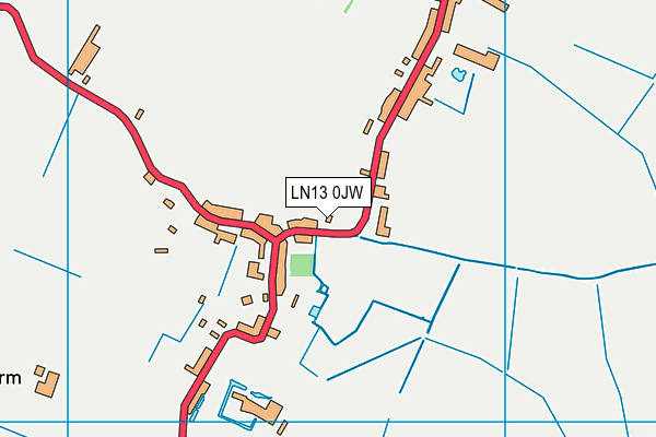 LN13 0JW map - OS VectorMap District (Ordnance Survey) LN13 0JW map - OS VectorMap District (Ordnance Survey)