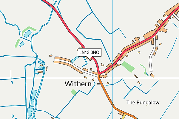 LN13 0NQ map - OS VectorMap District (Ordnance Survey) LN13 0NQ map - OS VectorMap District (Ordnance Survey)