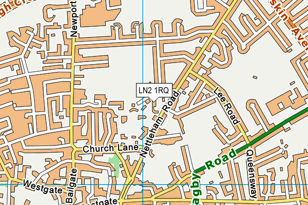 LN2 1RQ map - OS VectorMap District (Ordnance Survey) LN2 1RQ map - OS VectorMap District (Ordnance Survey)
