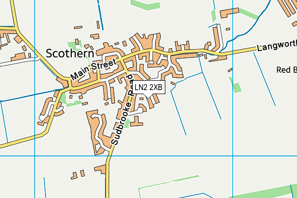 LN2 2XB map - OS VectorMap District (Ordnance Survey) LN2 2XB map - OS VectorMap District (Ordnance Survey)