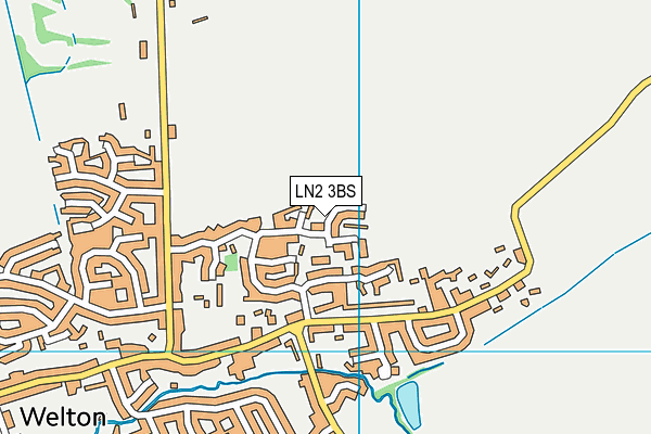LN2 3BS map - OS VectorMap District (Ordnance Survey) LN2 3BS map - OS VectorMap District (Ordnance Survey)